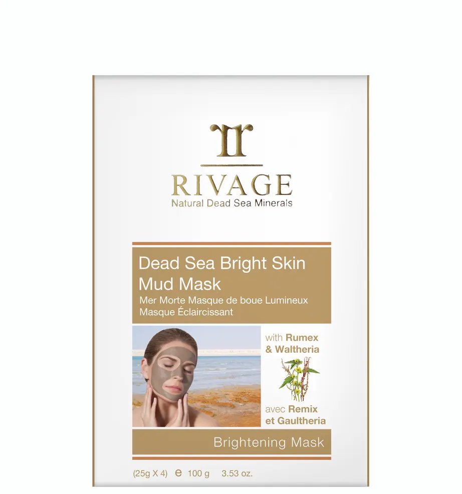 bright skin facial mud mask | rivage natural dead sea minerals skincare