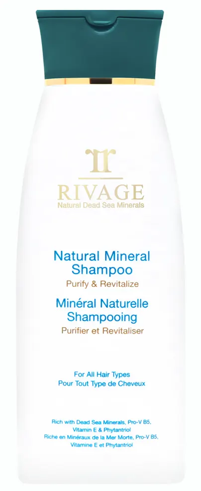 natural mineral shampoo | rivage natural dead sea minerals skincare 