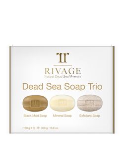 dead sea soap trio | rivage natural dead sea minerals skincare 